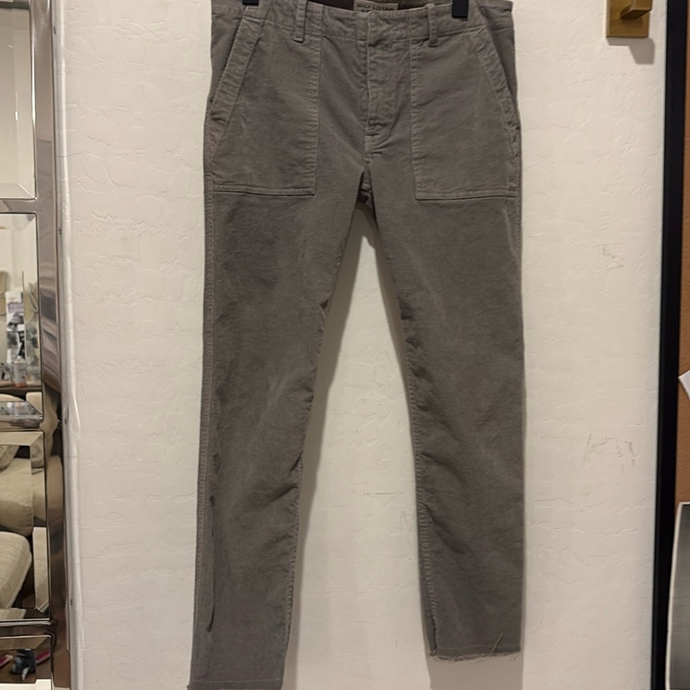 Nili Lotan cord grey pants